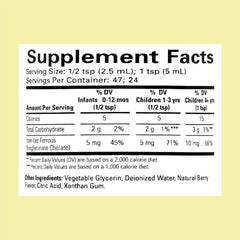 Dropper dispensing liquid iron
