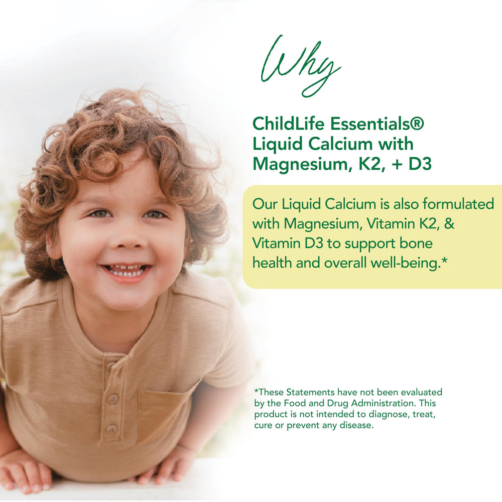 Nutrition label showing calcium, magnesium, Vitamin D3, and Vitamin K2