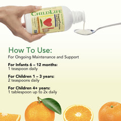 Three-pack packaging of ChildLife Essentials Liquid Calcium for Kids