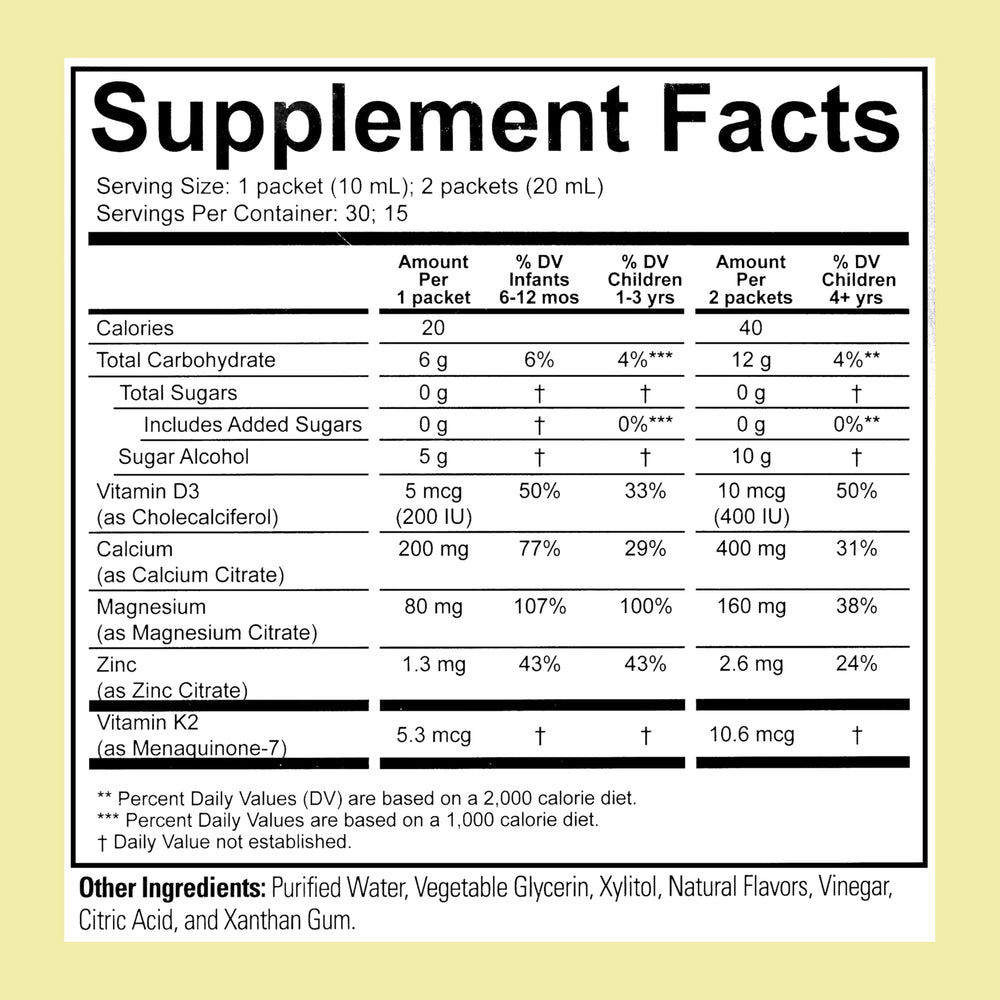 Kid-friendly on-the-go orange calcium sticks