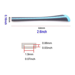 Anti-slip rubber eyeglass end tips for kids