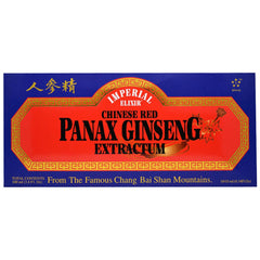 Imperial Elixir Chinese Red Panax Ginseng Extractum bottles, 10 x 10ml