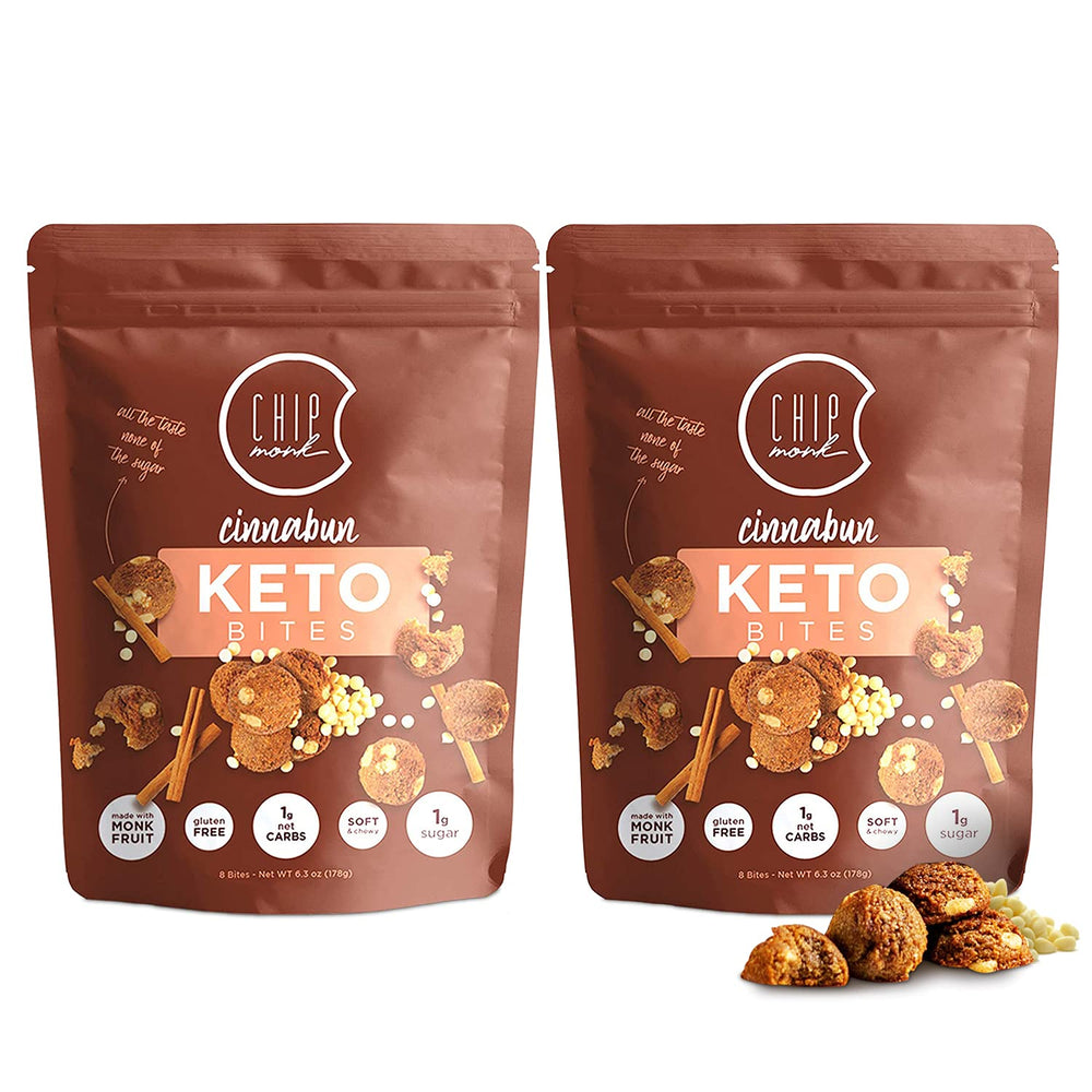 ChipMonk Cinnabun Keto Cookies Bites hero image