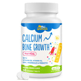 ChiQwench calcium supplement orange chewables bottle with 60 tabs