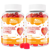Front bottle of ChiQwench Cholesterol Gummies mixed berry flavor