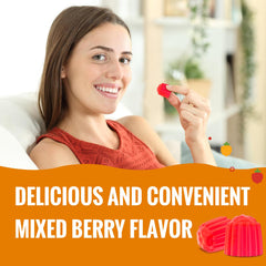 Gummies that are non-sticky and melt-resistant