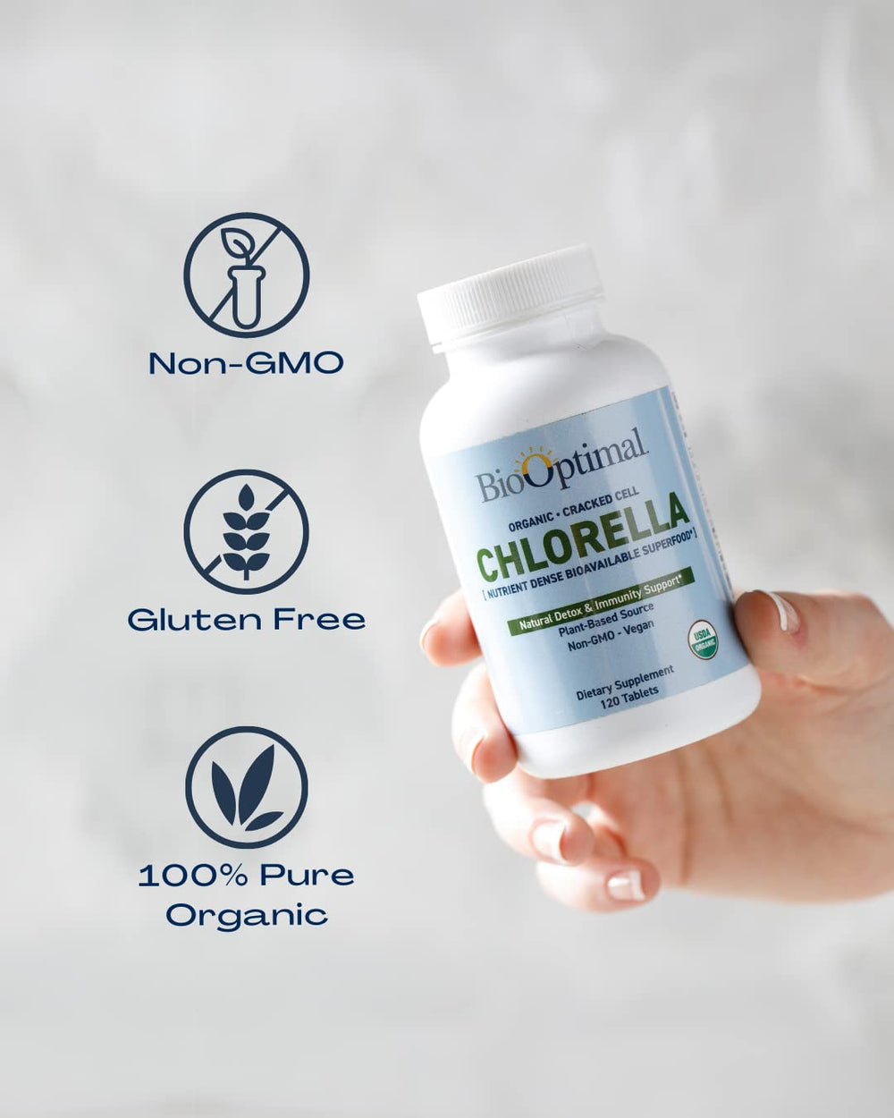 Chlorella rich in chlorophyll vitamins minerals and antioxidants