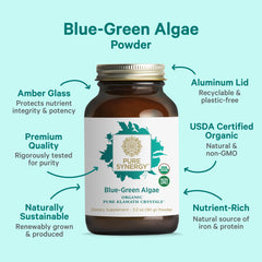 Chlorophyll-rich blue-green algae phytonutrients