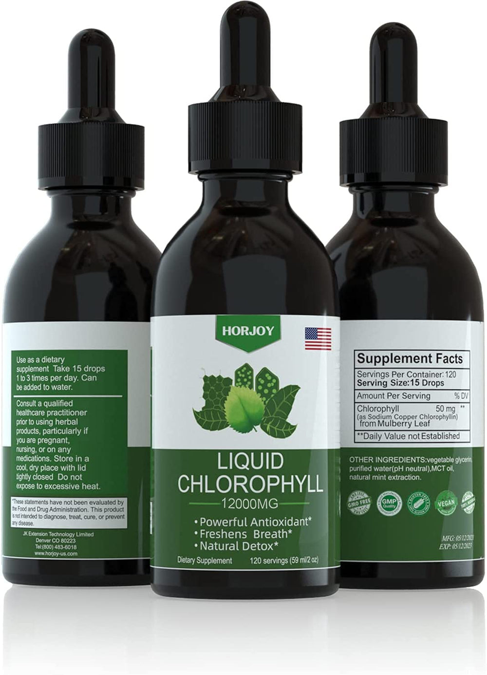 Chlorophyll Drops - Ingredients list