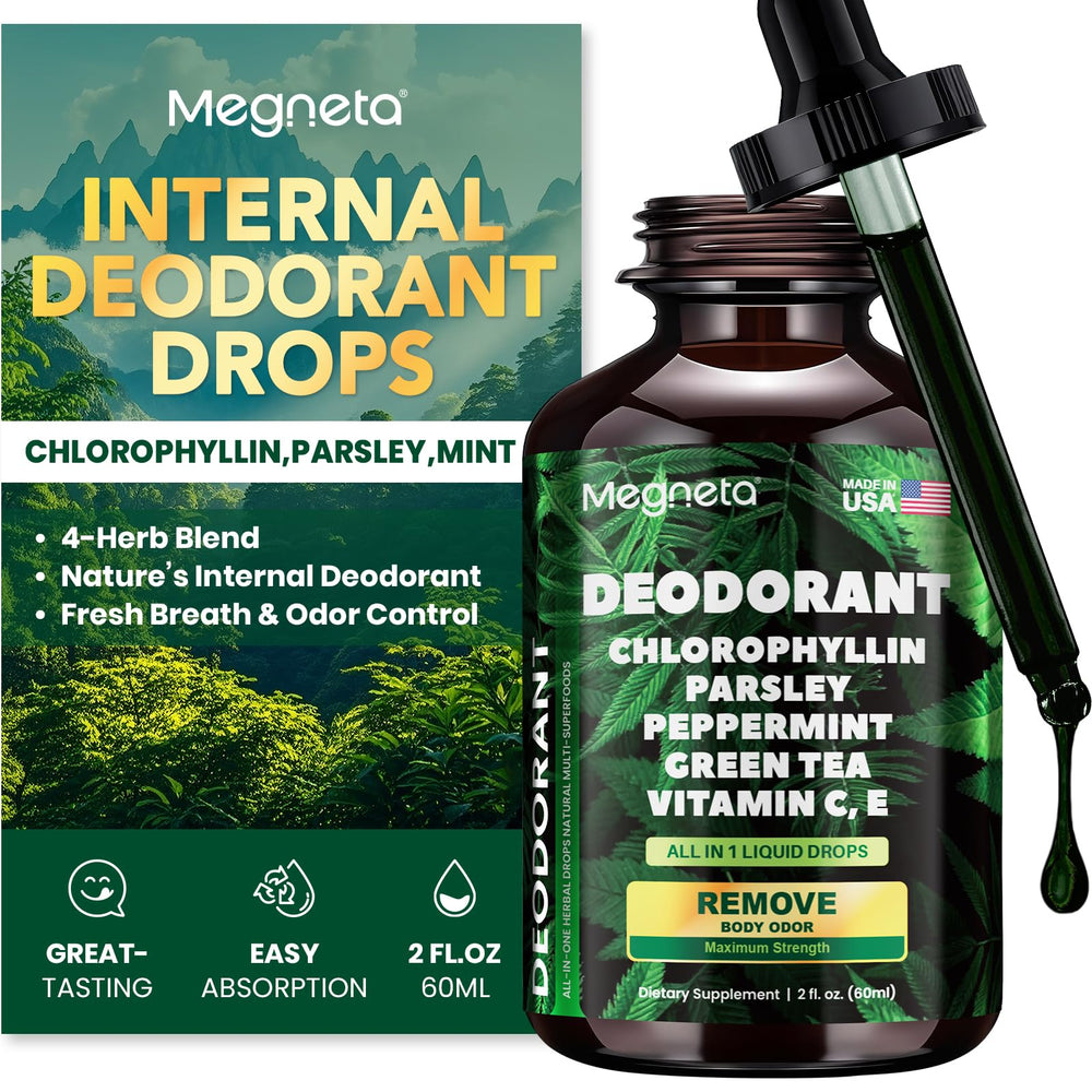 Hero image of Chlorophyll Liquid Drops bottle with dropper