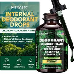Hero image of Chlorophyll Liquid Drops bottle with dropper