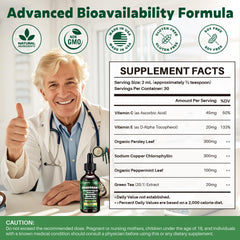 MEGNETA Chlorophyll Liquid Drops packaging