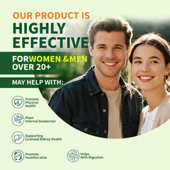 Chlorophyll powder being dissolved in water