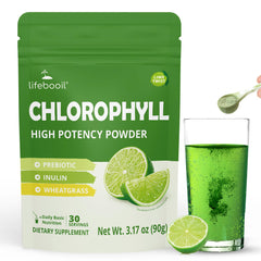 Chlorophyll Super Drink Mix Lime Twist front label
