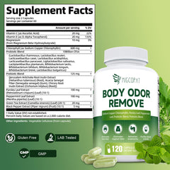 Gluten-free vegan plant-based supplement label