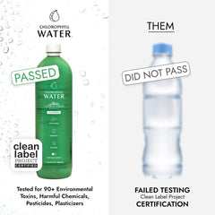 Chlorophyll Water on a retail shelf