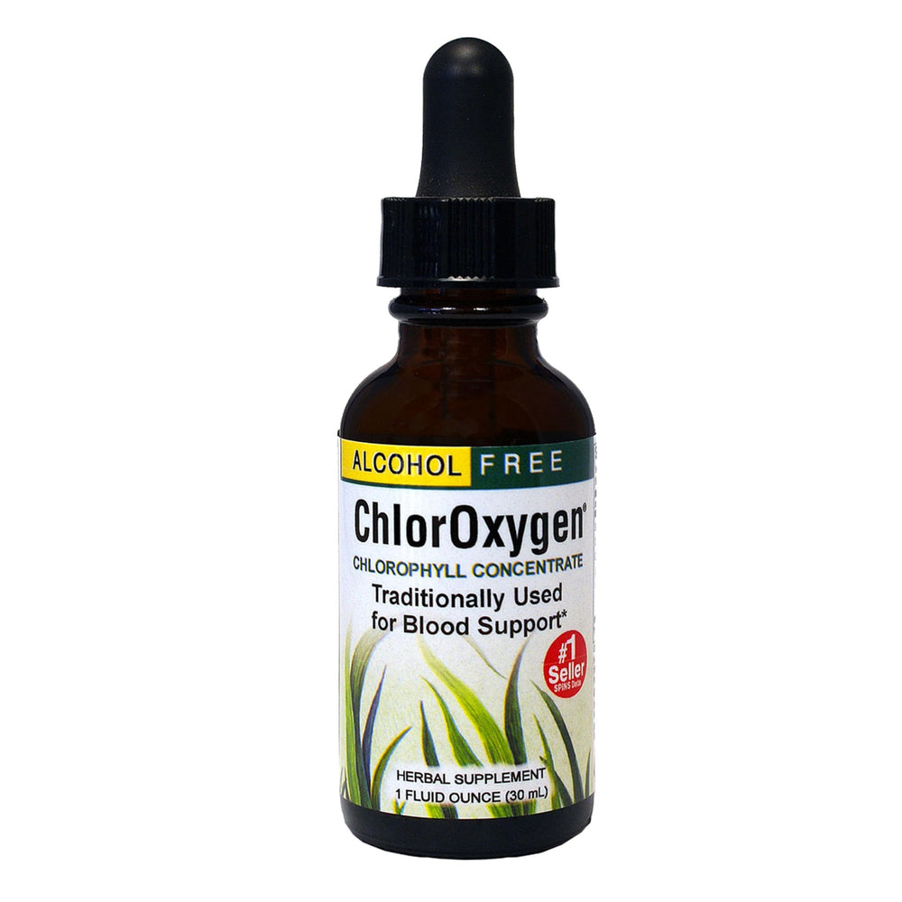 1 fl oz bottle of ChlorOxygen Chlorophyll Concentrate