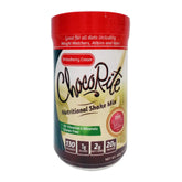 ChocoRite Strawberry Cream protein shake canister 12 servings