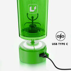 Cholas shaker highlights a leak-proof seal to prevent spills during travel.