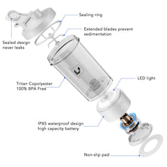 Cholas shaker charging via USB-C to emphasize long-lasting power