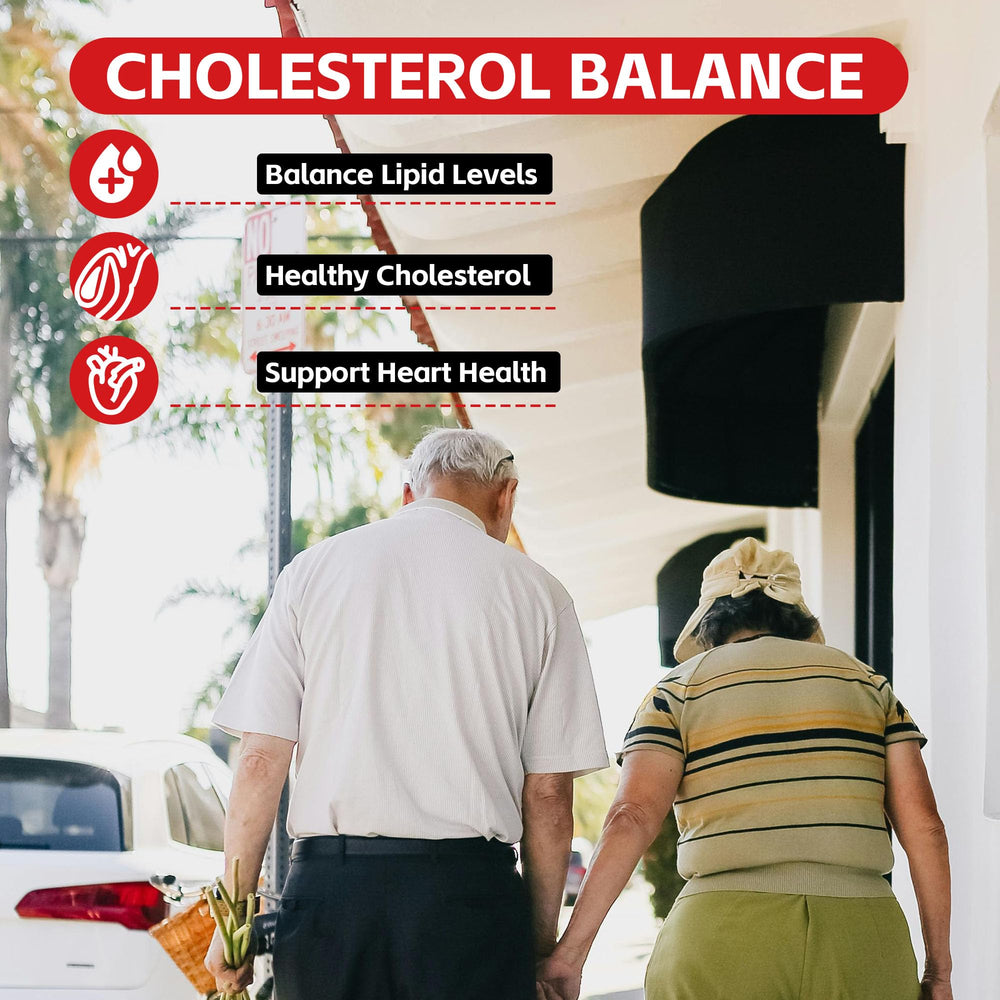 Front view of cholesterol lowering gummies bottle