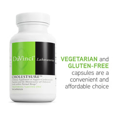 CholestSure 90 vegetarian capsules bottle for 30-day supply