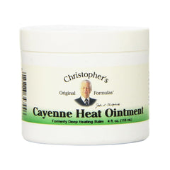 Christopher's Original Formulas Cayenne Heat Ointment 4 oz bottle