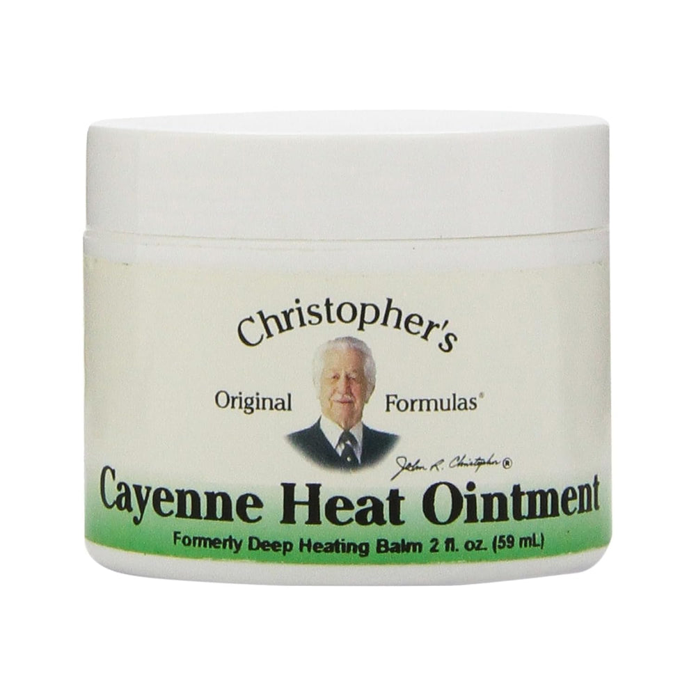 Christopher's Original Formulas Cayenne Heat Ointment 2 oz jar