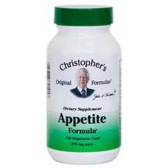 Bottle of Christopher's Original Formulas Appetite Formula 100 capsules