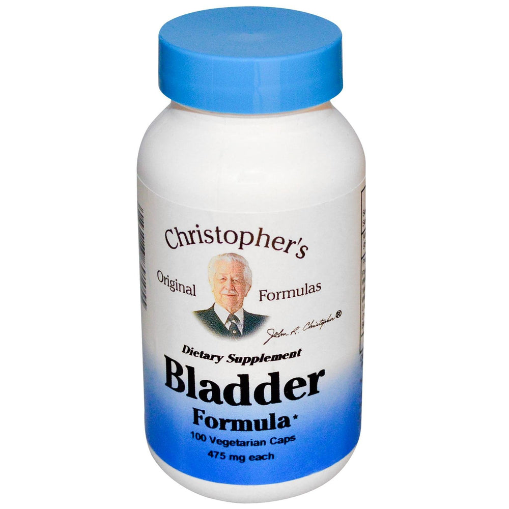 Christopher's Original Formulas Bladder Formula bottle label - Urinary Health Support