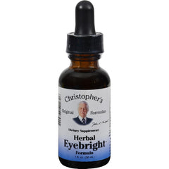 Christopher's Original Formulas eyebright bottle for daily eye wellness.