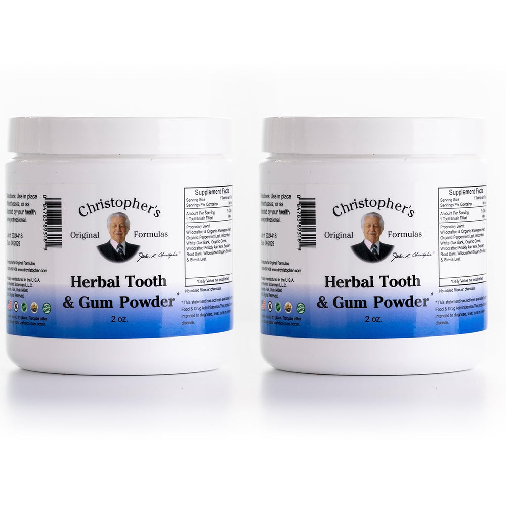Main product image for Christopher's Original Formulas Herbal Tooth & Gum Powder 2-pack