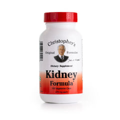Christopher's Original Formulas kidney formula bottle displays herbal blend for urinary support