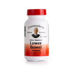 Bottle of Christopher's Original Formulas Lower Bowel Formula 100 Vcaps