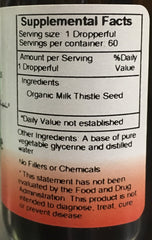 Dropper bottle with Milk Thistle Seed product