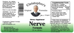 Christopher's Original Formulas Nerve Formula in use glass showing calm moments.