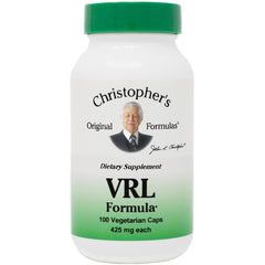 Bottle of Christopher's Original Formulas VRL Formula for immune support, 100 vegetarian capsules