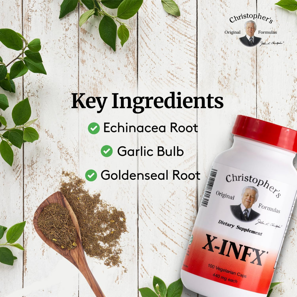 X-INFX Formula packaging and 100 capsules per bottle