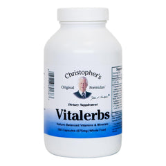 Christopher's Original Formulas Vitalerbs bottle and label