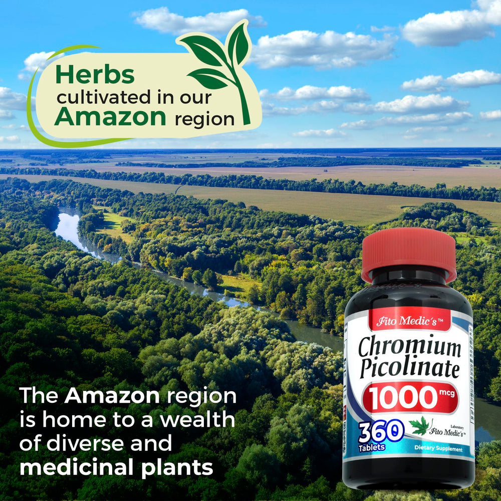 FITO MEDICS Chromium Picolinate 1000mcg bottle with label