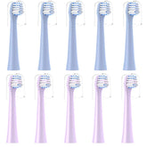 CILGEWH 10-pack replacement toothbrush heads for Colgate Hum with cap