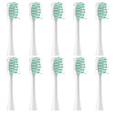 CILGEWH Gleem replacement toothbrush heads in white, 10-pack