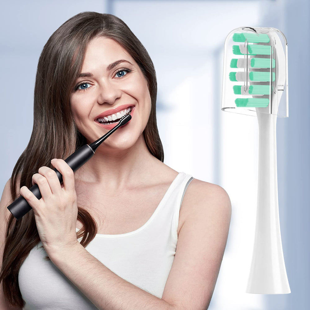 Soft contoured bristles for gum health and thorough cleaning