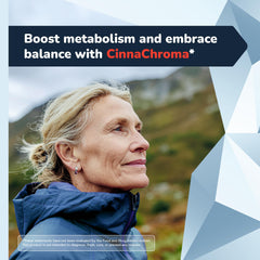 Nutrition facts label for CinnaChroma