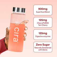 Cira Glow-Getter Reds Tart Cherry flavor adds a tasty energy boost.