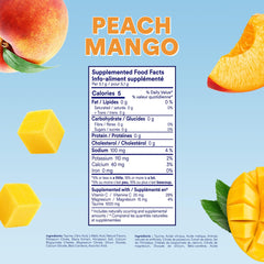 Cira Hydration Peach Mango powder closeup showing fine texture designed for quick mixing