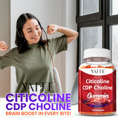 Pack shot of Citicoline 1000mg gummies