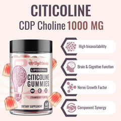 Ingredients panel featuring Lion’s Mane, Omega-3, CoQ10 and caffeine