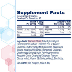 Packaging for Citracal Calcium Citrate with Vitamin D coated caplets, pack of 2