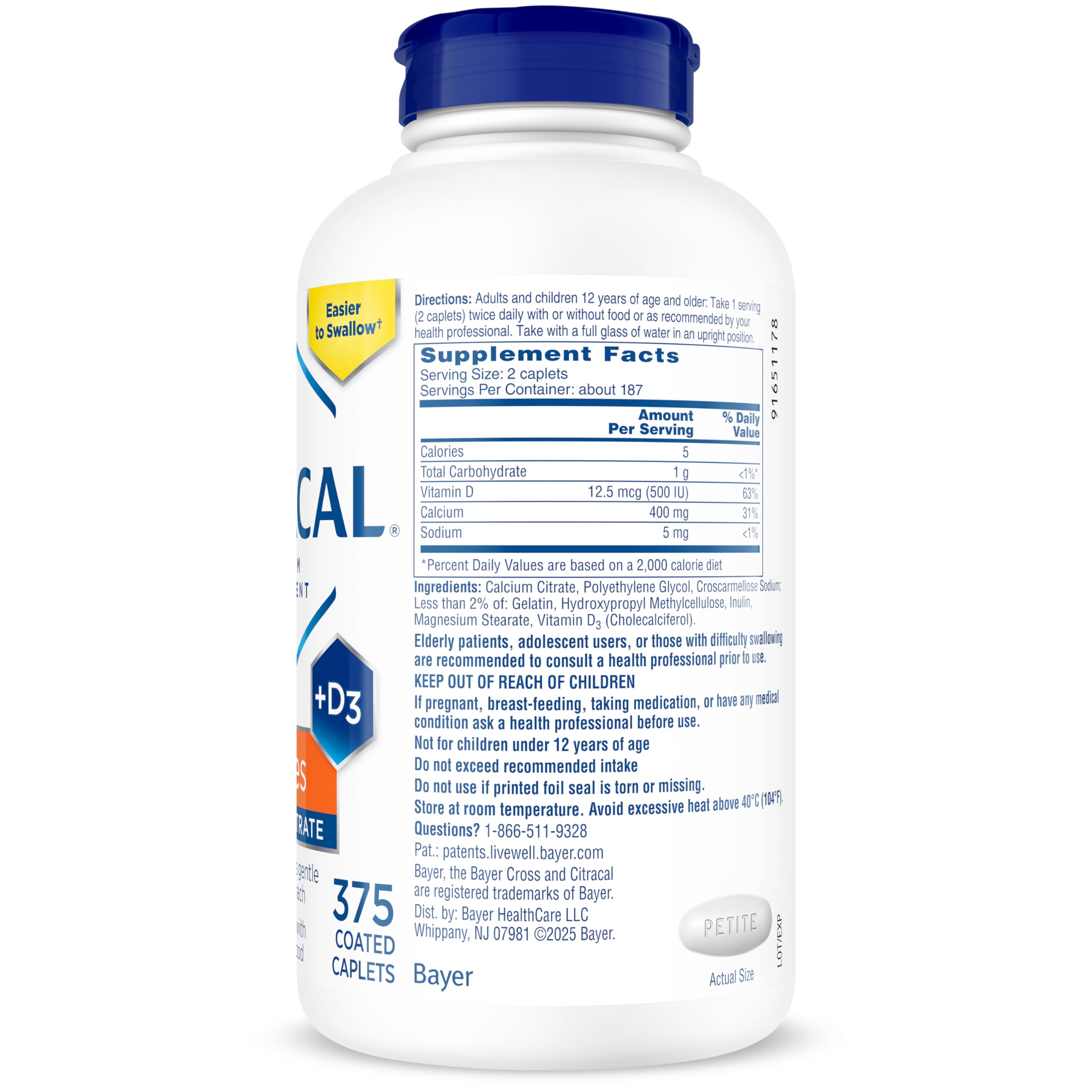 Bone health support with Citracal Petites Bone health support with Citracal Petites